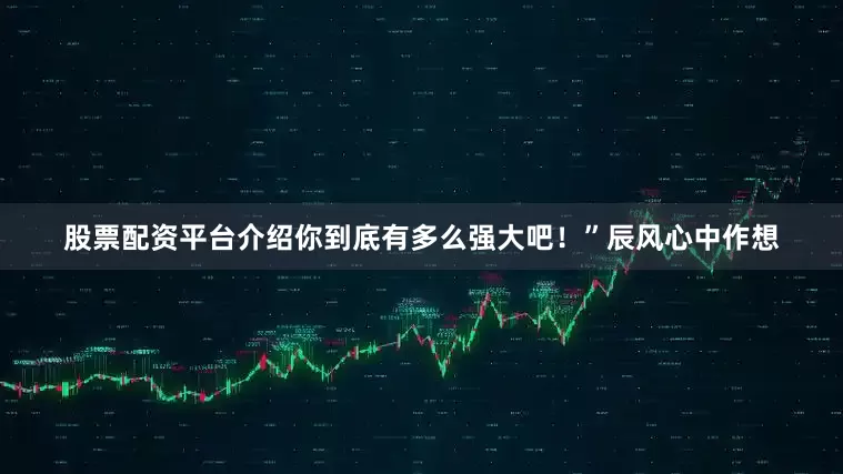 股票配资平台介绍你到底有多么强大吧！”辰风心中作想