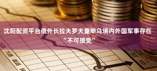沈阳配资平台俄外长拉夫罗夫重申乌境内外国军事存在 “不可接受”